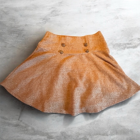 Haute Monde Dresses & Skirts - Haute Monde peach twill Skater Skirt